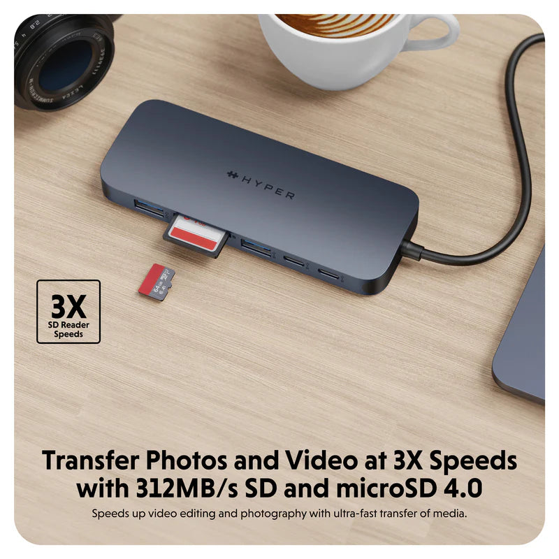 Targus HyperDrive Next 11-Port USB-C Hub – Dual 4K, 140W PD, 10Gbps Data for Creators and Professionals