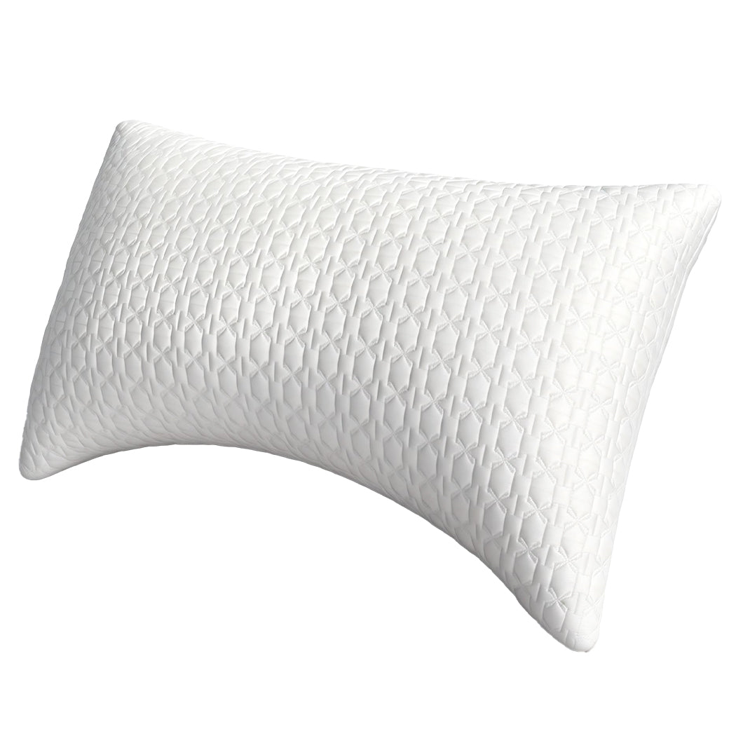 Dreamz Memory Foam Adjustable Pillow Neck Pain Relief Cooling Side Sleeper-2065254292570378240