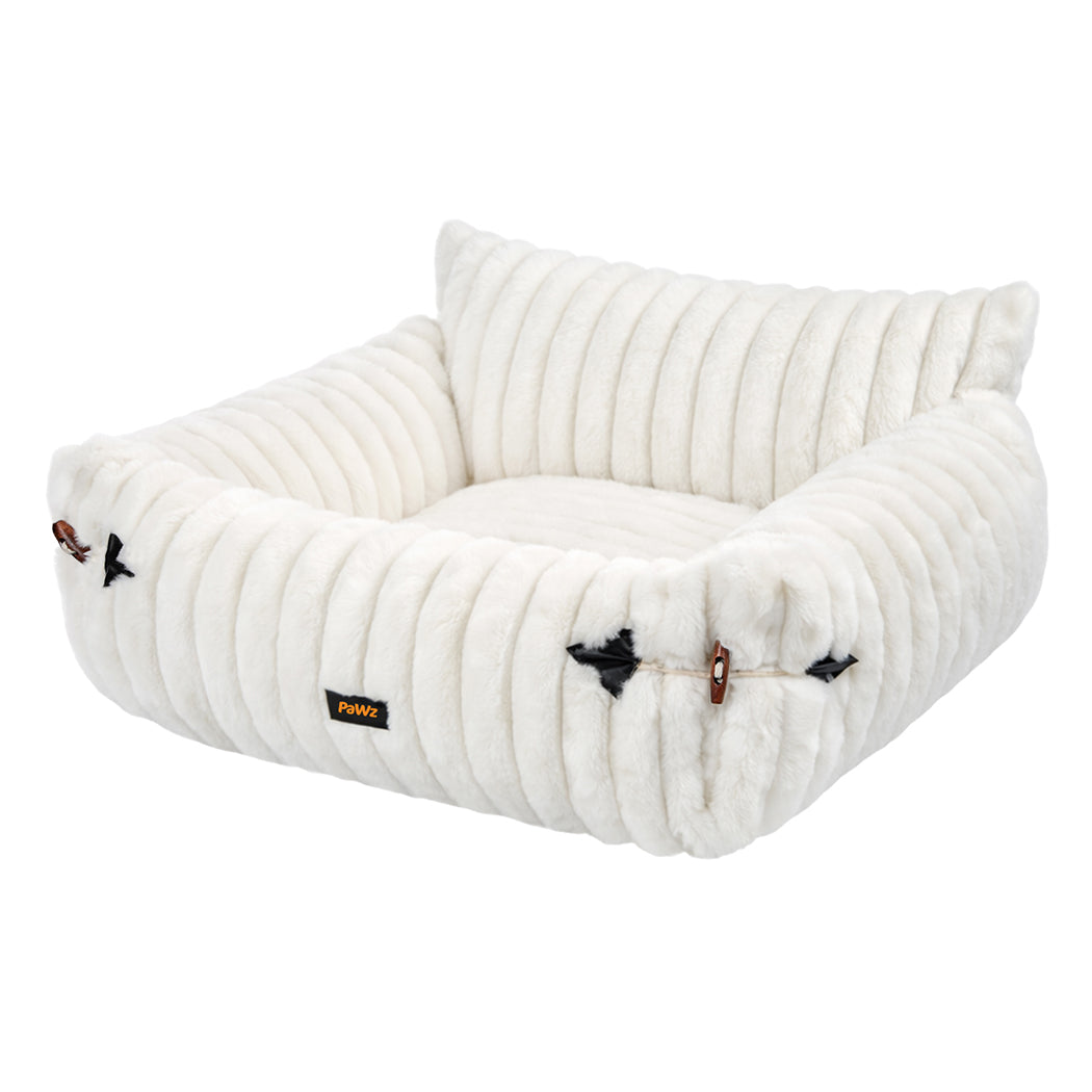 Pawz Cat Bed Extended Soft Plush Lounge Sofa Couch Pet Small Dog Removable Cover-2065254304725471232