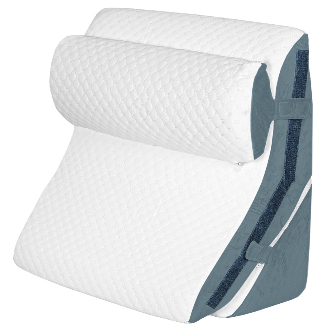 Dreamz 3-in-1 Orthopedic Bed Wedge Pillow Memory Foam Sleep Support Adjustable-2050056764619100160