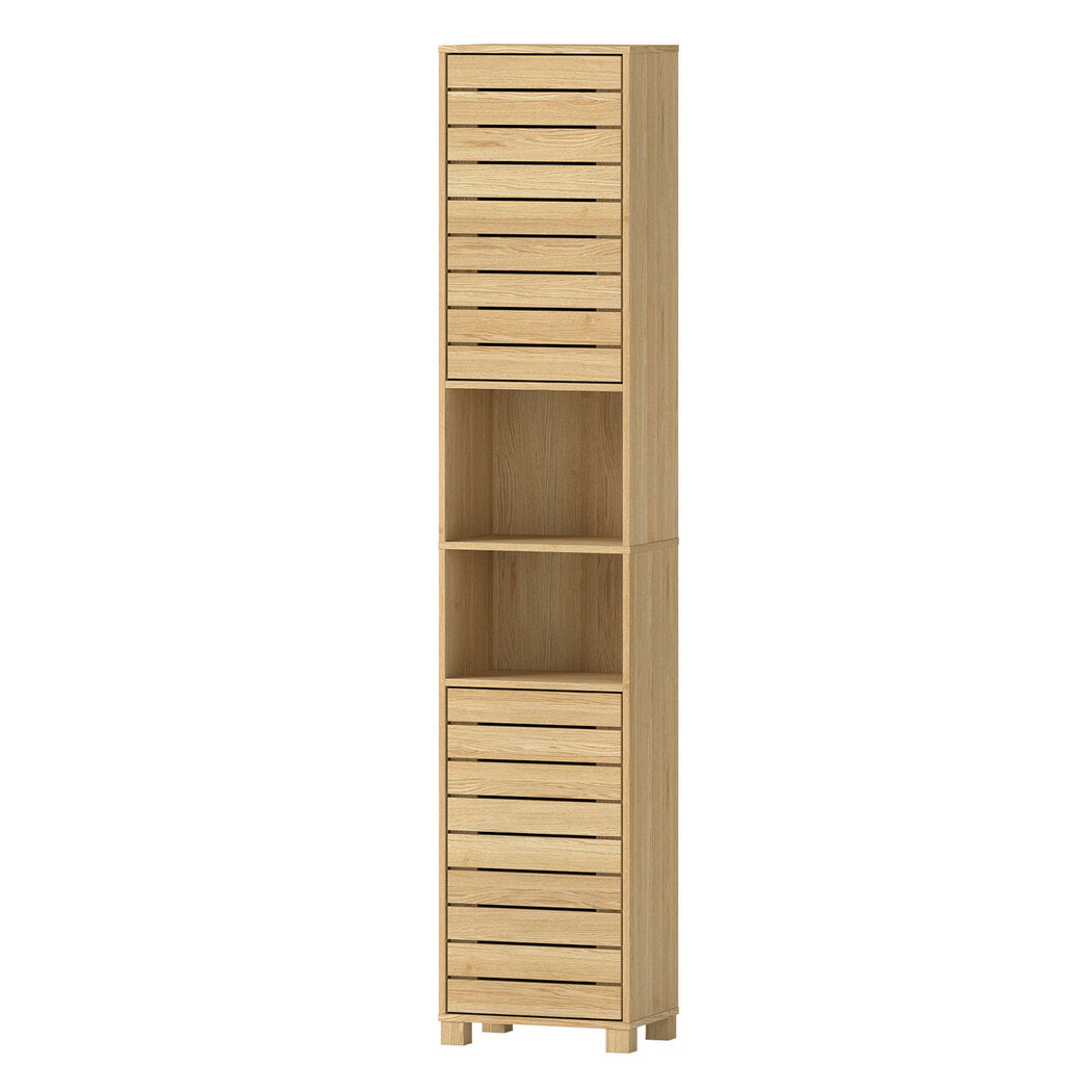 Levede Tall Bathroom Cabinet Storage 165cm Tallboy Adjustable Shelf Cupboard-2065254288963276800