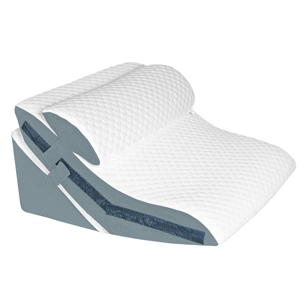 Dreamz 3-in-1 Orthopedic Bed Wedge Pillow Memory Foam Sleep Support Adjustable-2050056764619100161