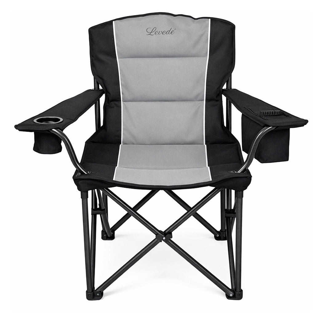Levede Camping Chair Large Folding Outdoor Portable Fishing Picnic Travel Seat-2065254303899193345