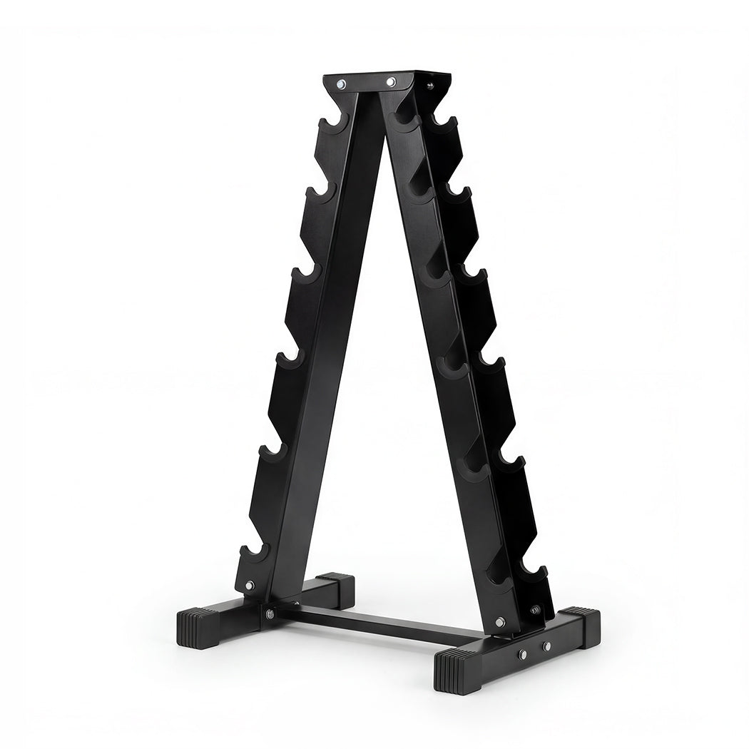 Centra Dumbbells Rack 6 Tier Stand Home Gym Exercise Storage 400kg Capacity-2065254307216887809