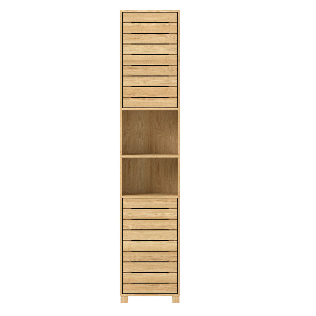 Levede Tall Bathroom Cabinet Storage 165cm Tallboy Adjustable Shelf Cupboard-2065254288963276801