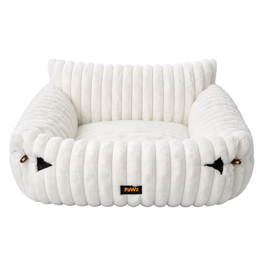 Pawz Cat Bed Extended Soft Plush Lounge Sofa Couch Pet Small Dog Removable Cover-2065254304725471233