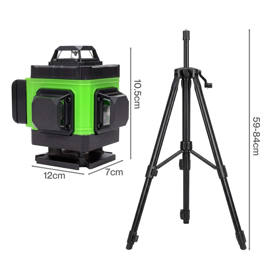 Traderight 16 Lines Green Laser Level Cross Measure Tool Tripod 360�  Rotary-2065254300883488770