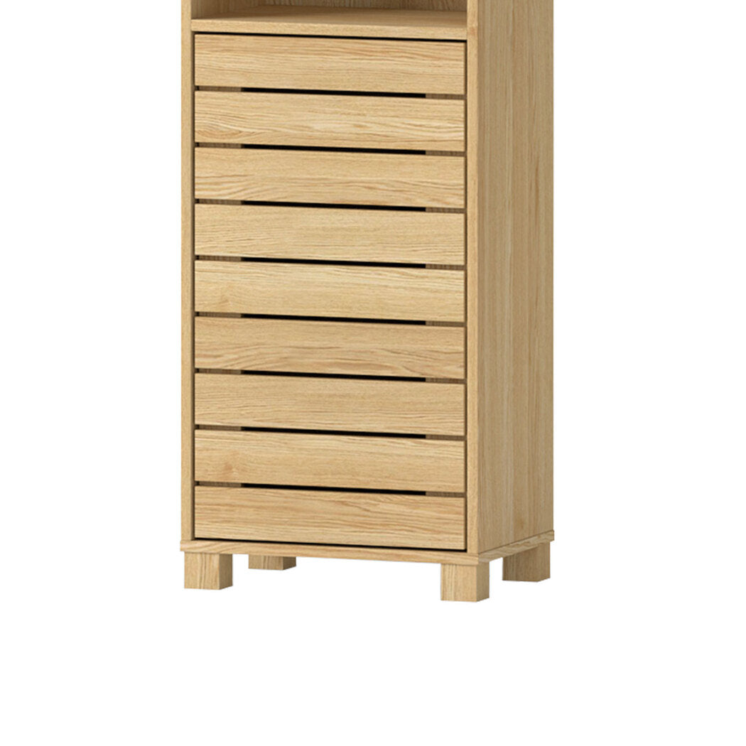 Levede Tall Bathroom Cabinet Storage 165cm Tallboy Adjustable Shelf Cupboard-2065254288963276804