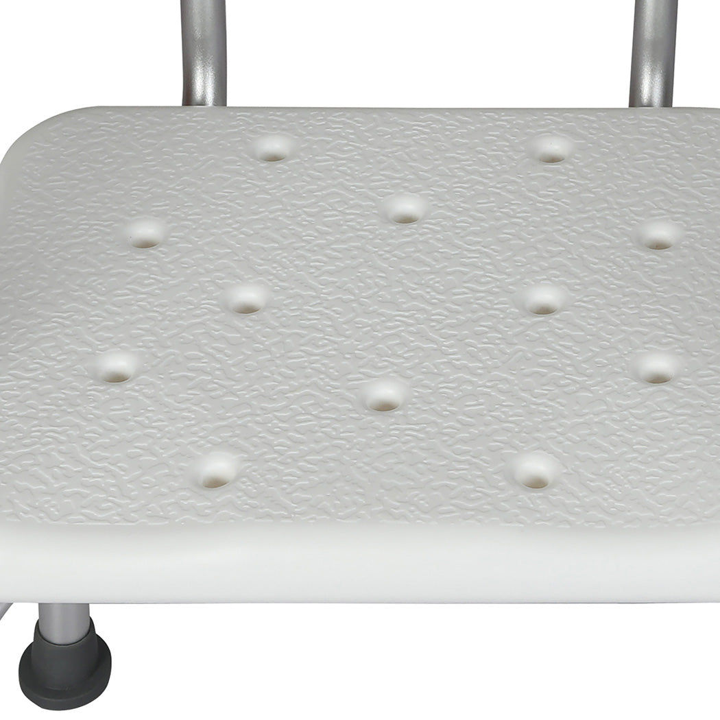 Levede Shower Chair Bath Seat Safety Stool Back Arms Adjustable Height Non-Slip-2065254297658068996