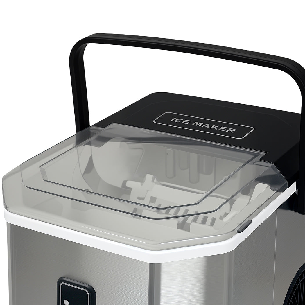 Spector Portable Ice Maker Machine Ice Cube Tray 12kg Bar Countertop Self Clean-2065254290972348420