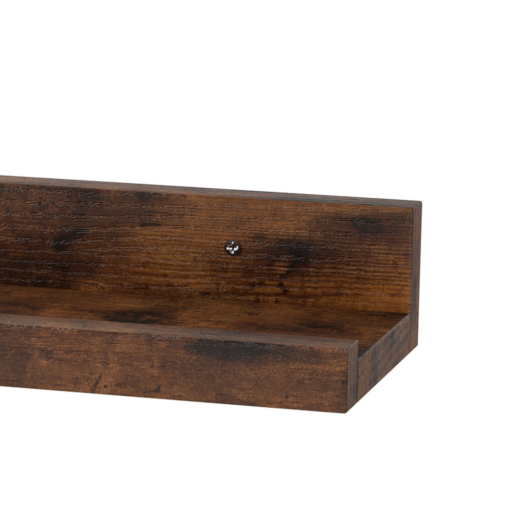 Levede Floating Shelves 3 Pack Wall Mounted Wood Storage Display Rack Room Decor-2065254309259513861