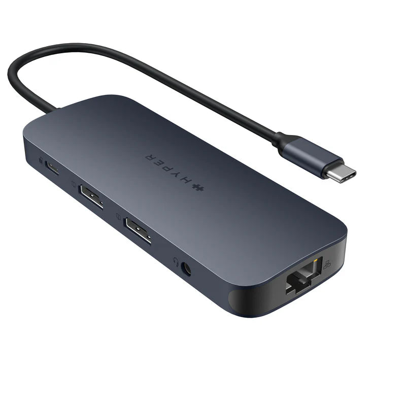 Targus HyperDrive Next 11-Port USB-C Hub – Dual 4K, 140W PD, 10Gbps Data for Creators and Professionals