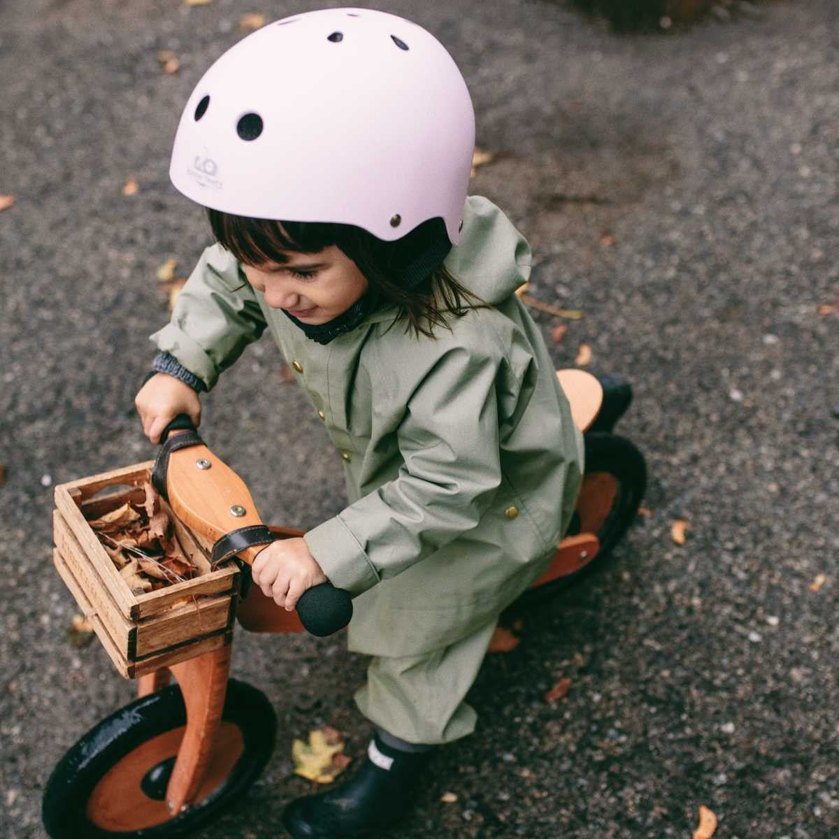 Kinderfeets Toddler Bike Helmet for Kids Cycling Matte Rose