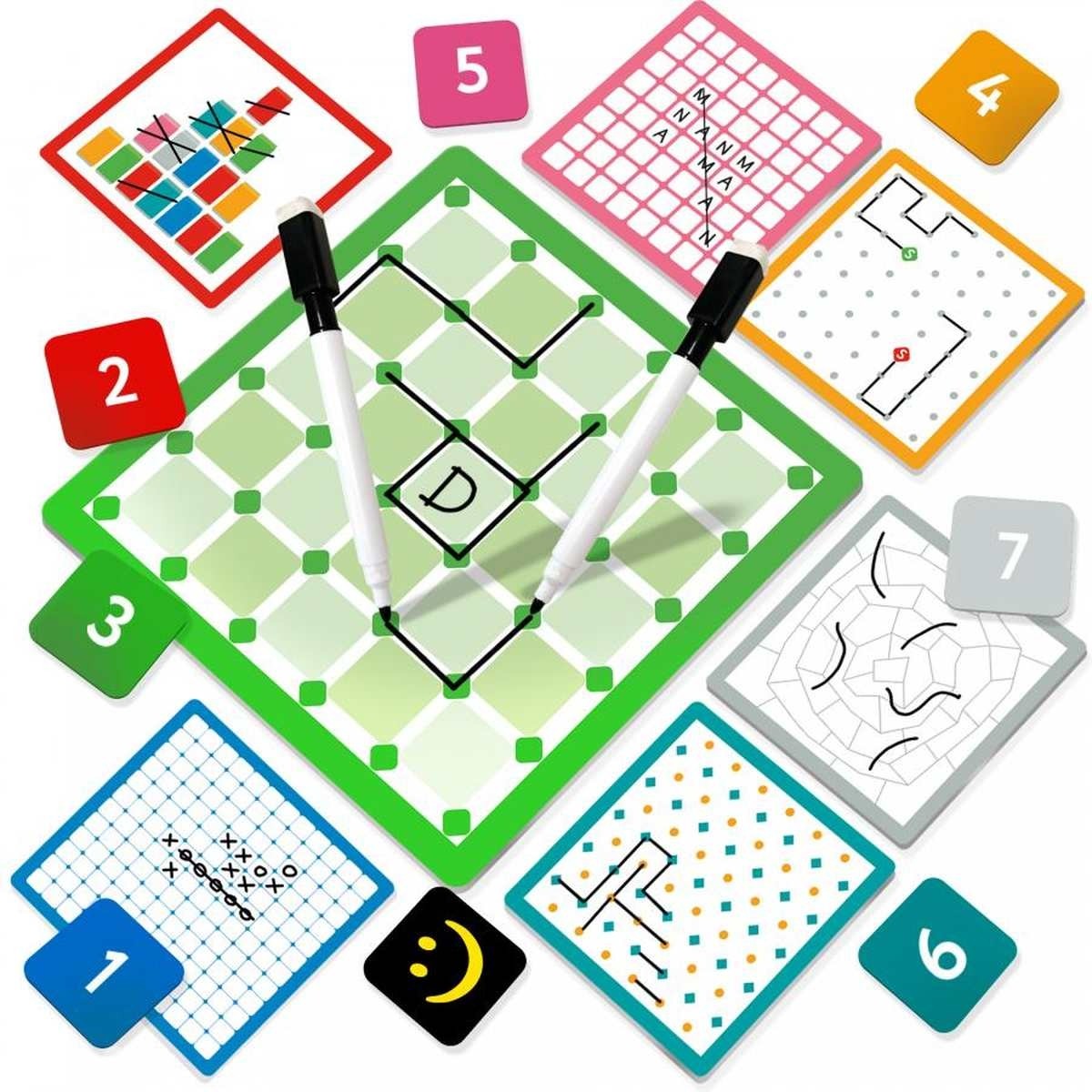Ludic Seven Games Fun Educational Game for Family Play
