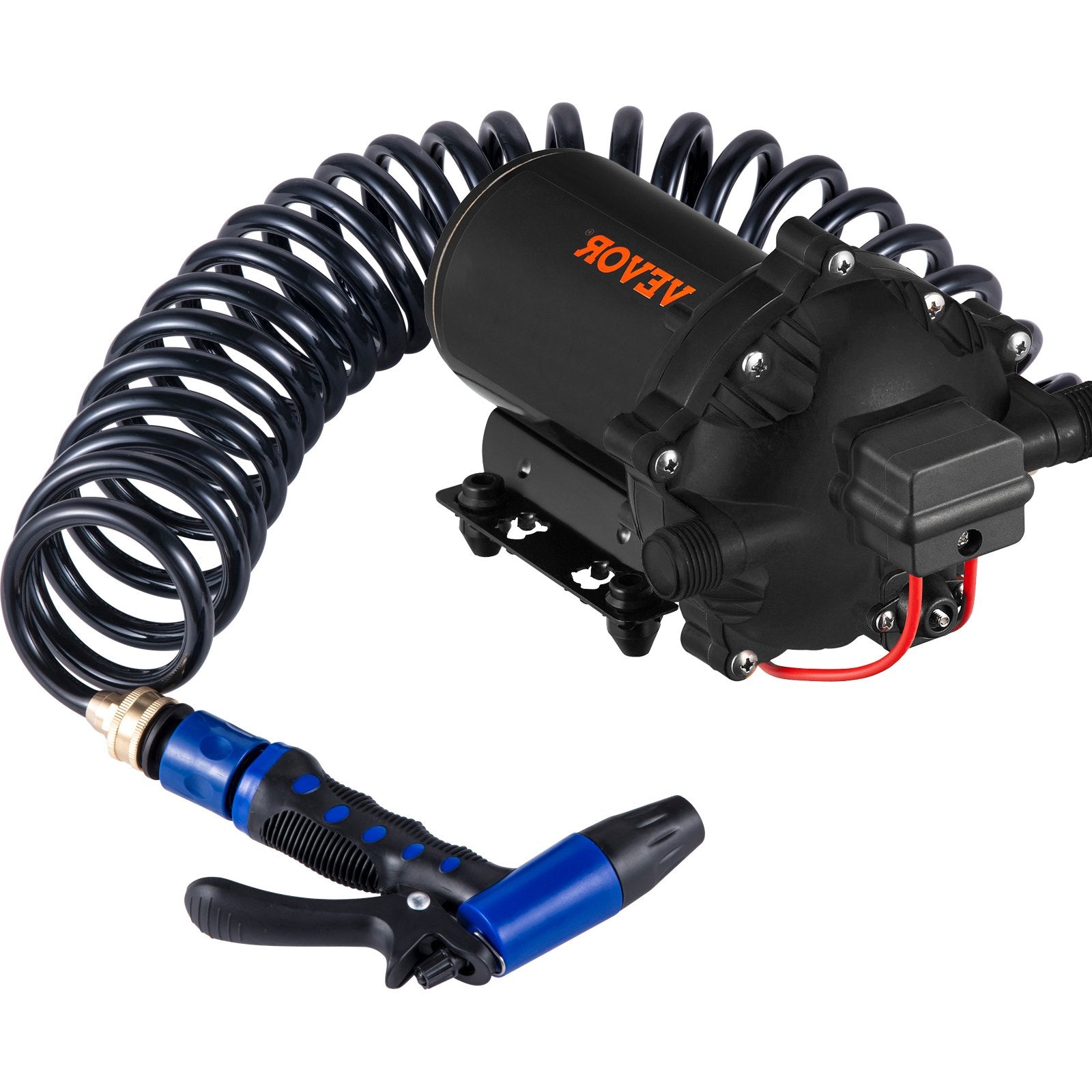 12V Washdown Pump 5.5 GPM 70 PSI Self-Priming with EPDM Valve
