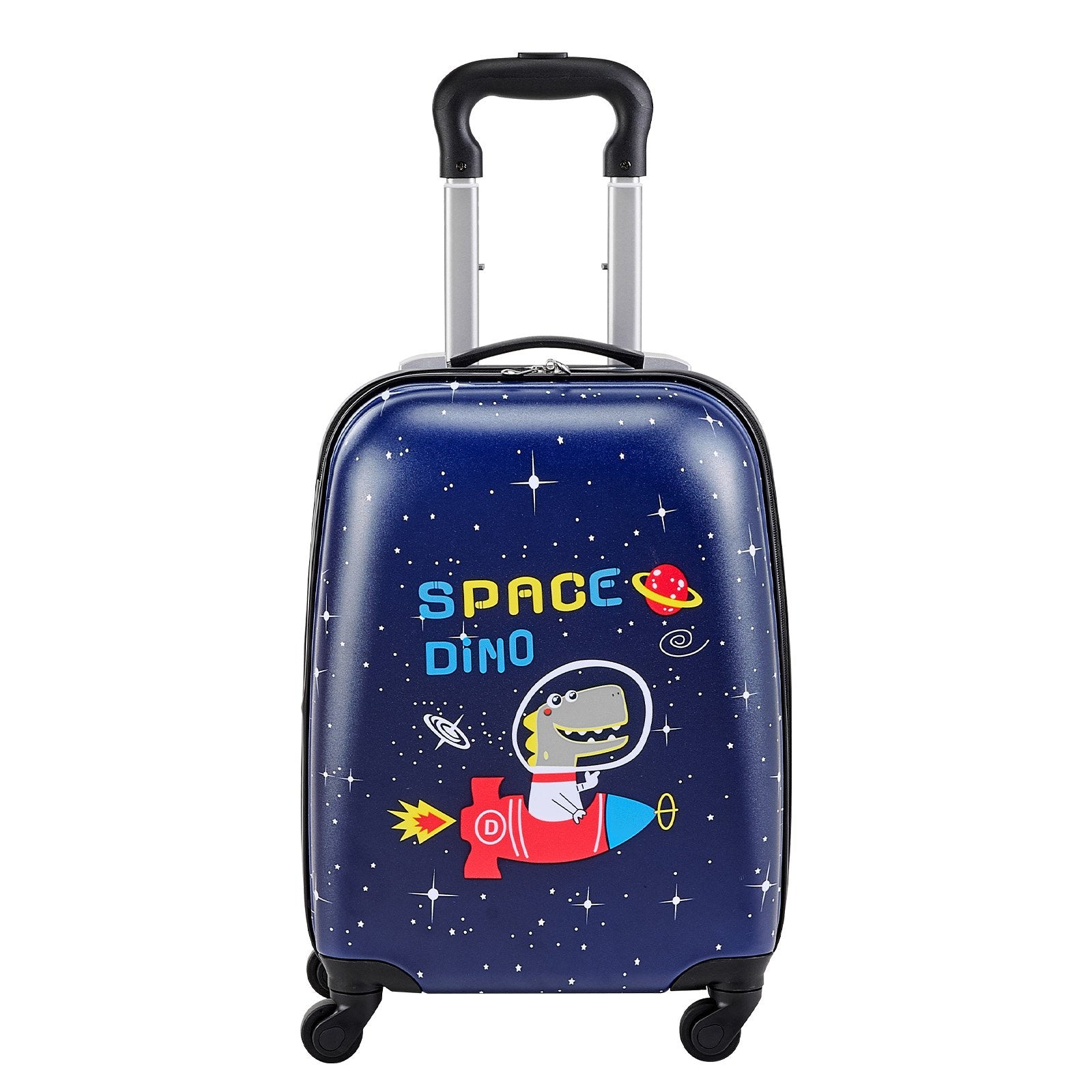 Kids Luggage Set 2-Piece, 45.7 cm Hardside Rolling Suitcase & Backpack, Dinosaur