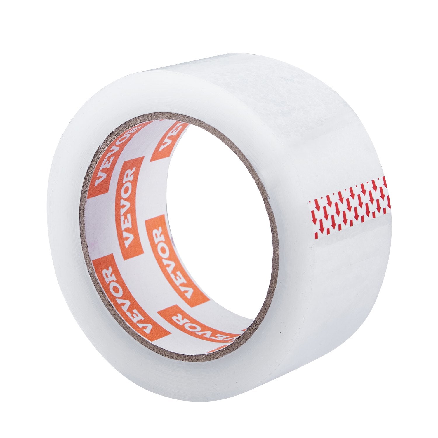 Clear Packing Tape 6 Rolls 1.88"x65yds 3in Core Heavy Duty with Dispenser