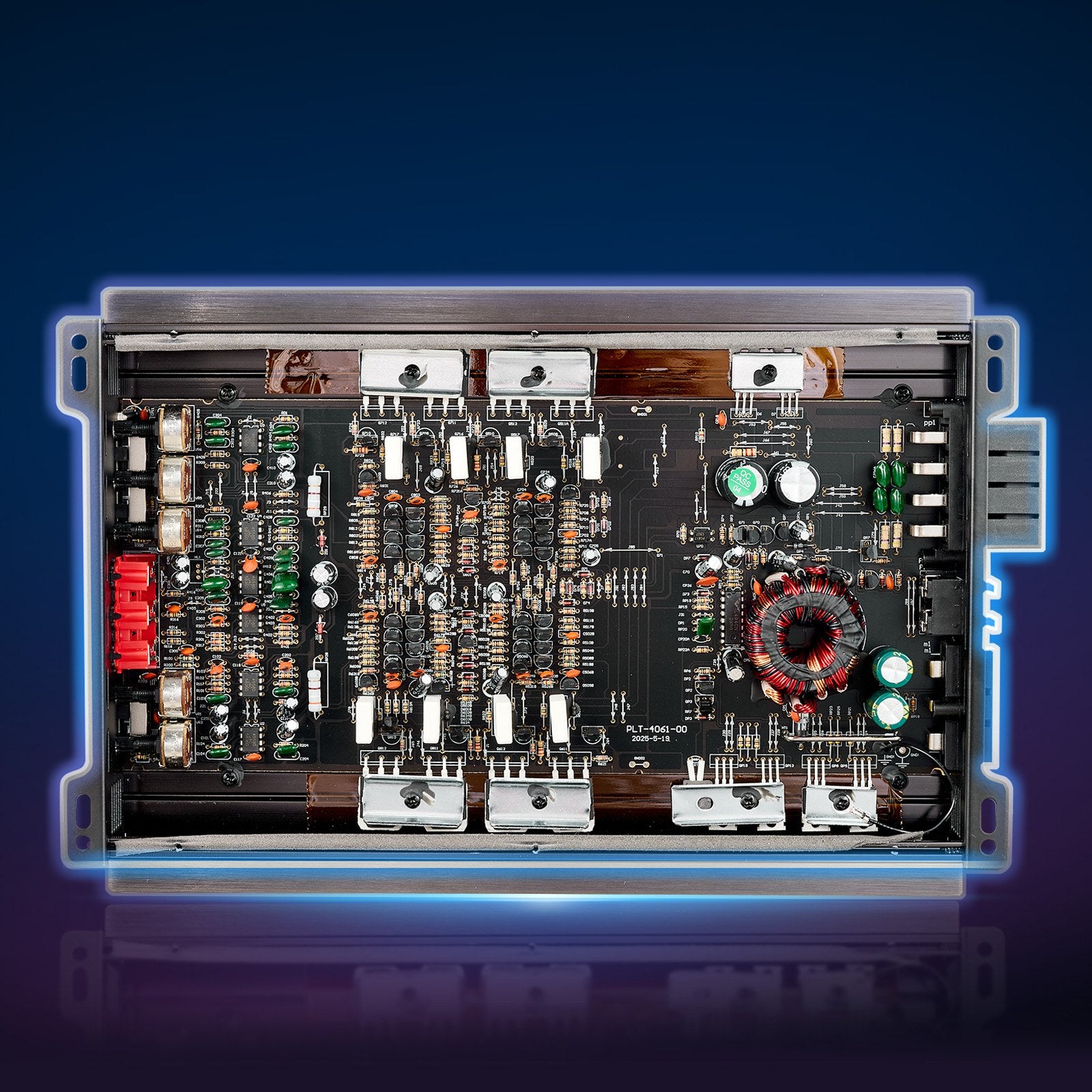 4-Channel Bridgeable Car Audio Amplifier Stereo Amp for 12V Vehicles