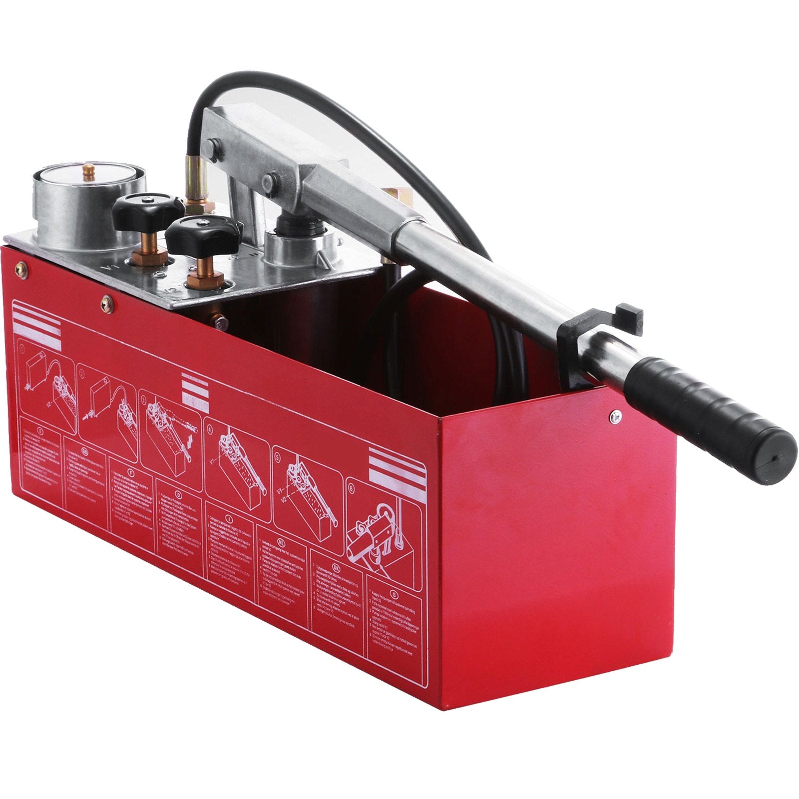 Hydraulic Pressure Test Pump 50 Bar H& 726 PSI 3.2 Gallon Hydrostatic Test Pump