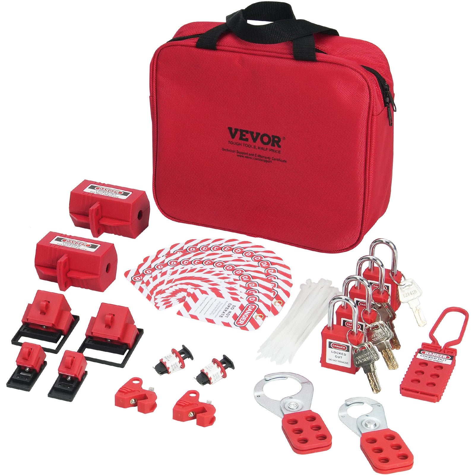 47 PCS Electrical Lockout Tagout Kit