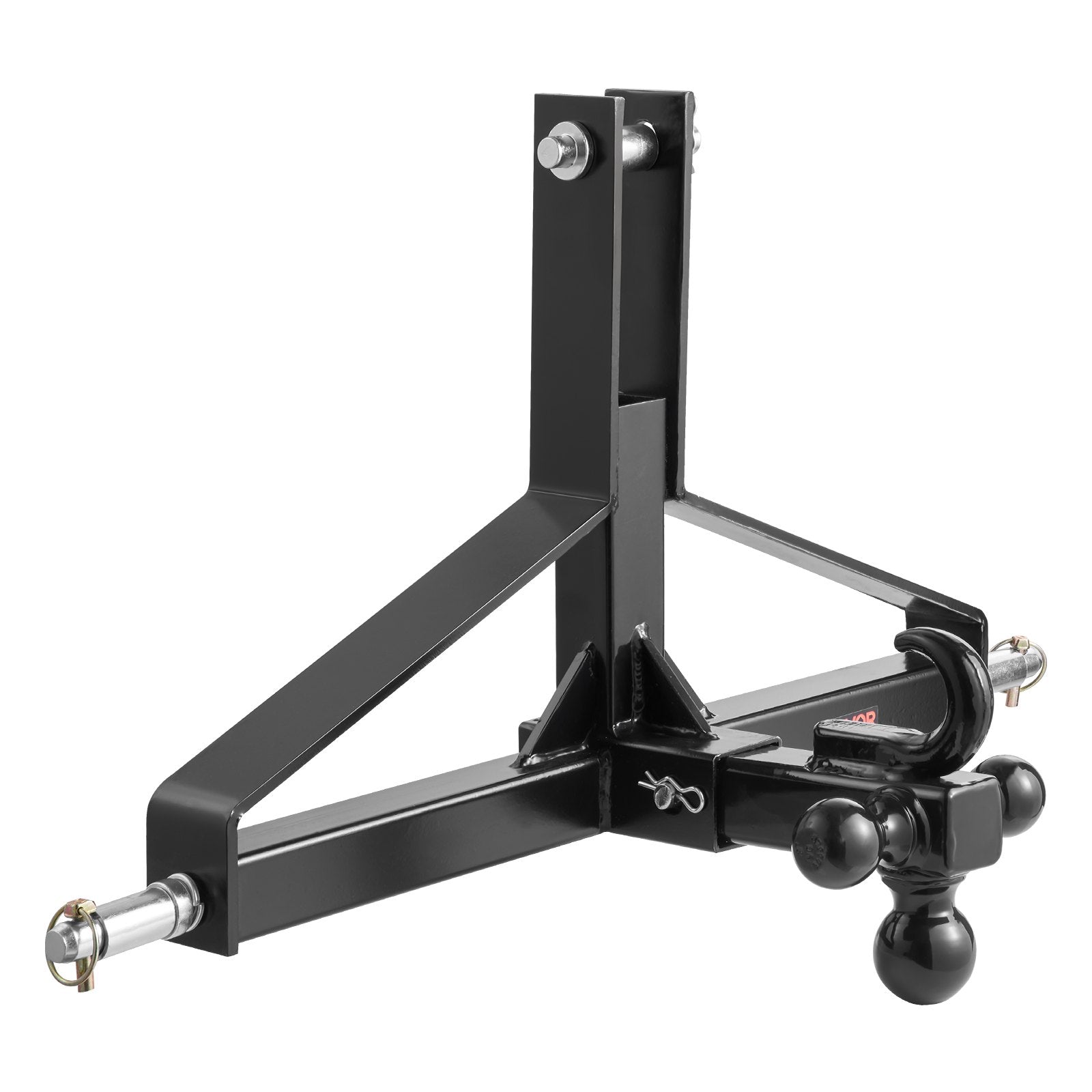 3 Point Trailer Hitch 2" Receiver Quick Hitch Heavy Duty Tractor Tow Adapter
