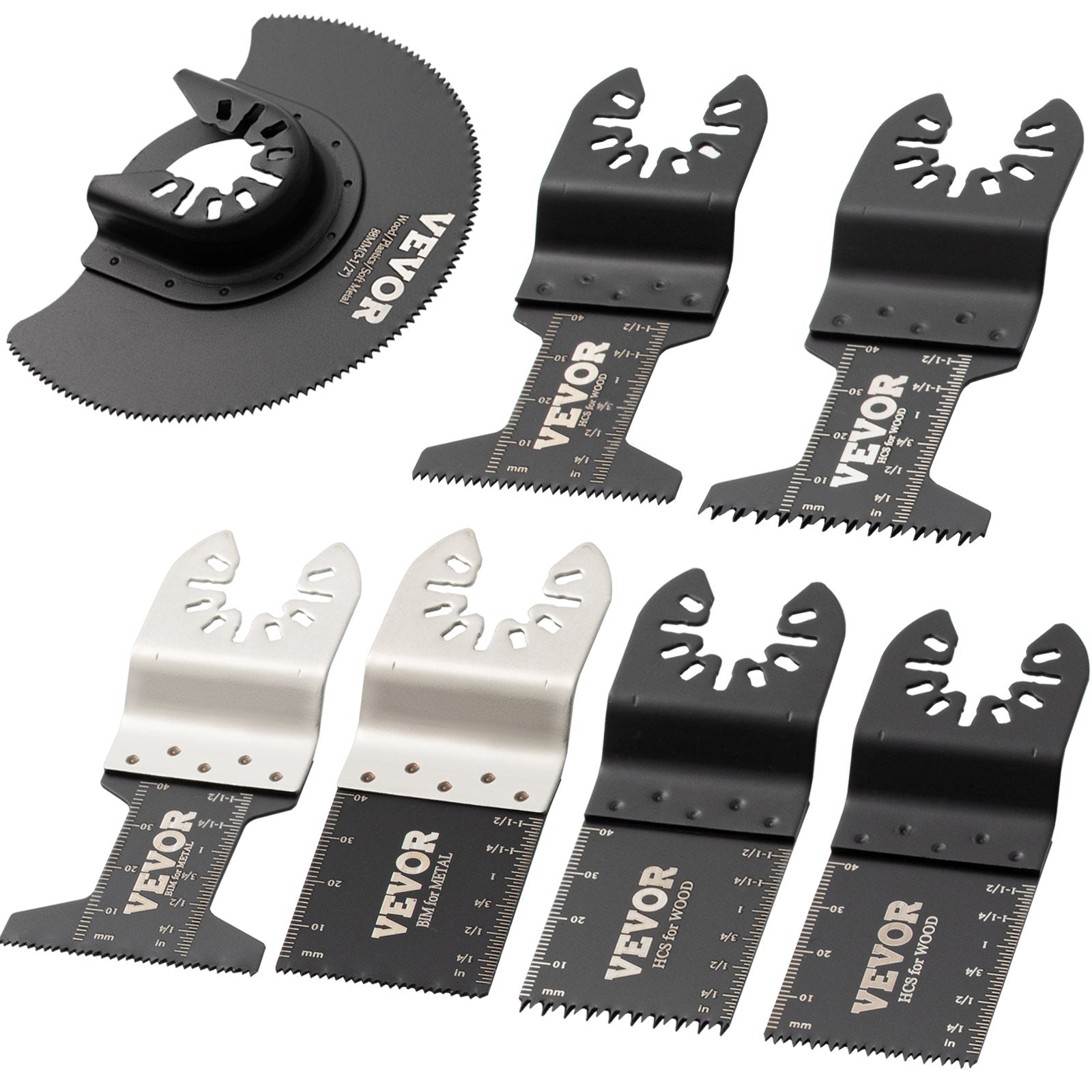 Oscillating Multi Tool Saw Blades Multi Tool Blades 50PCS for Wood Metal
