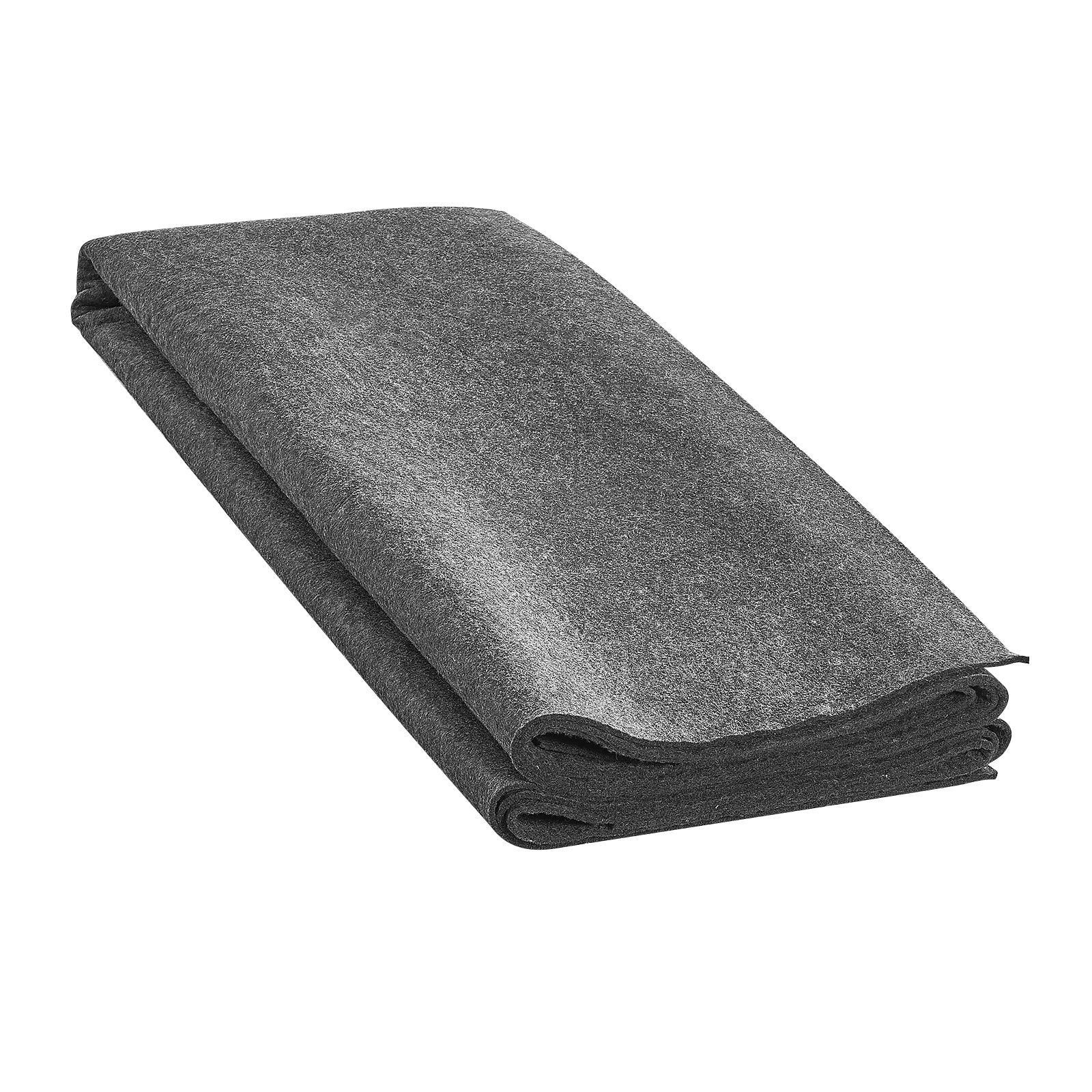 Rug Pad 9x12' 1/2" Thick Polyester Felt Carpet Cushion Gray Premium Comfort