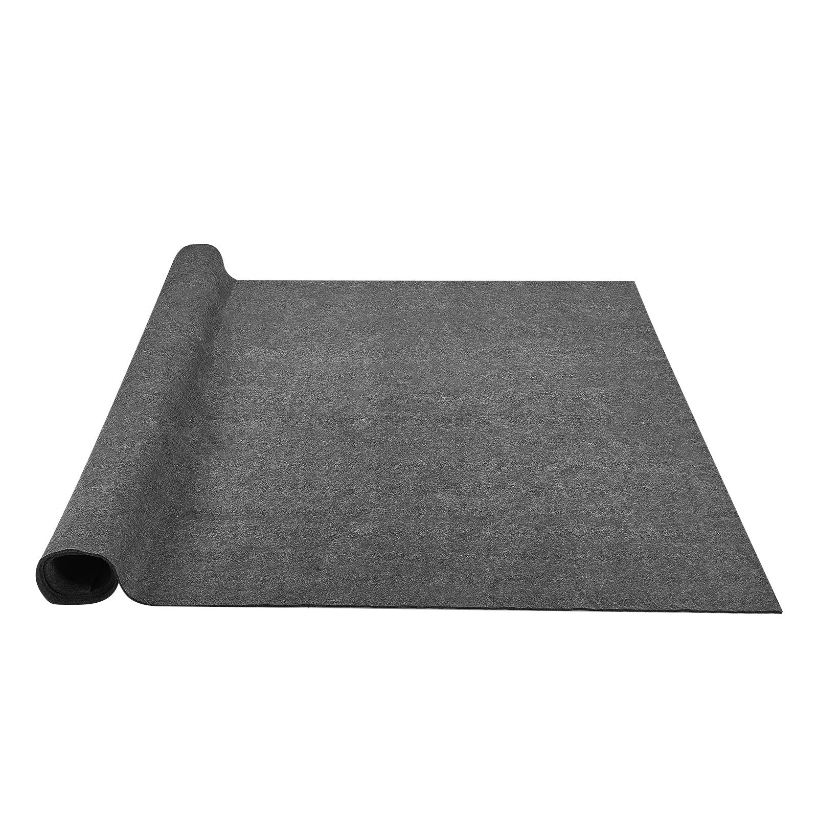 Rug Pad 9x12' 1/2" Thick Polyester Felt Carpet Cushion Gray Premium Comfort