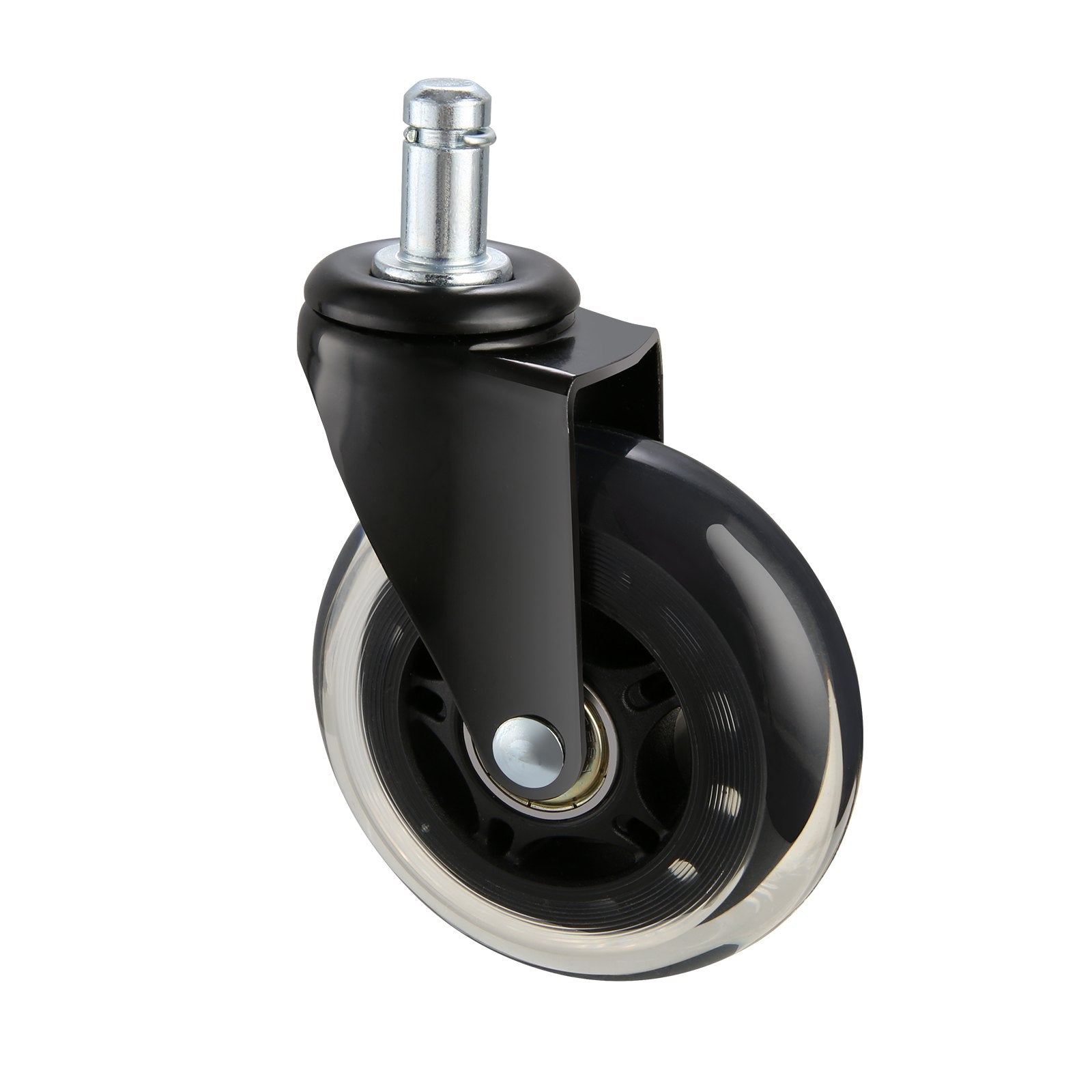 Set of 5 Heavy Duty Office Chair Wheels 7.62cm Silent Swivel Caster
