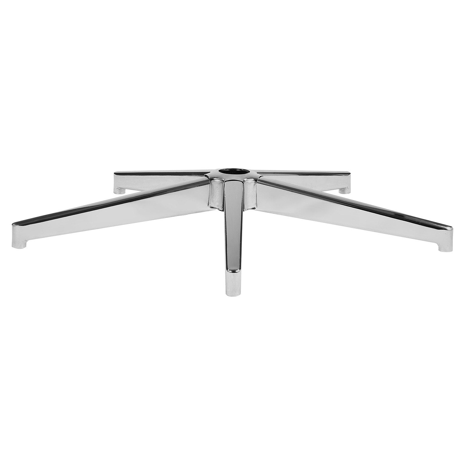 Office Chair Base Replacement Heavy Duty 710mm Universal Metal Legs Silver