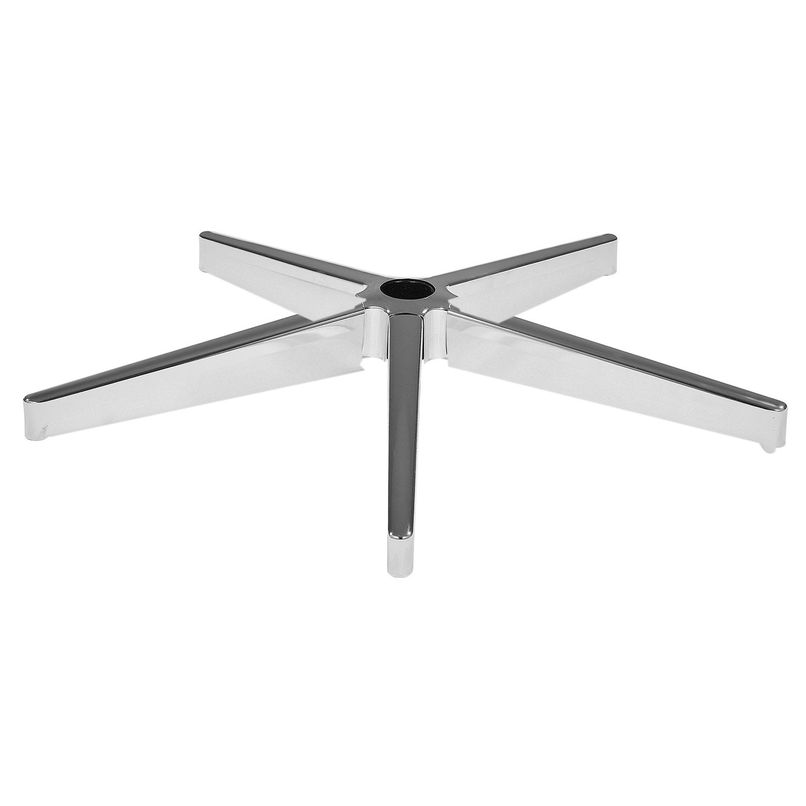 Office Chair Base Replacement Heavy Duty 710mm Universal Metal Legs Silver