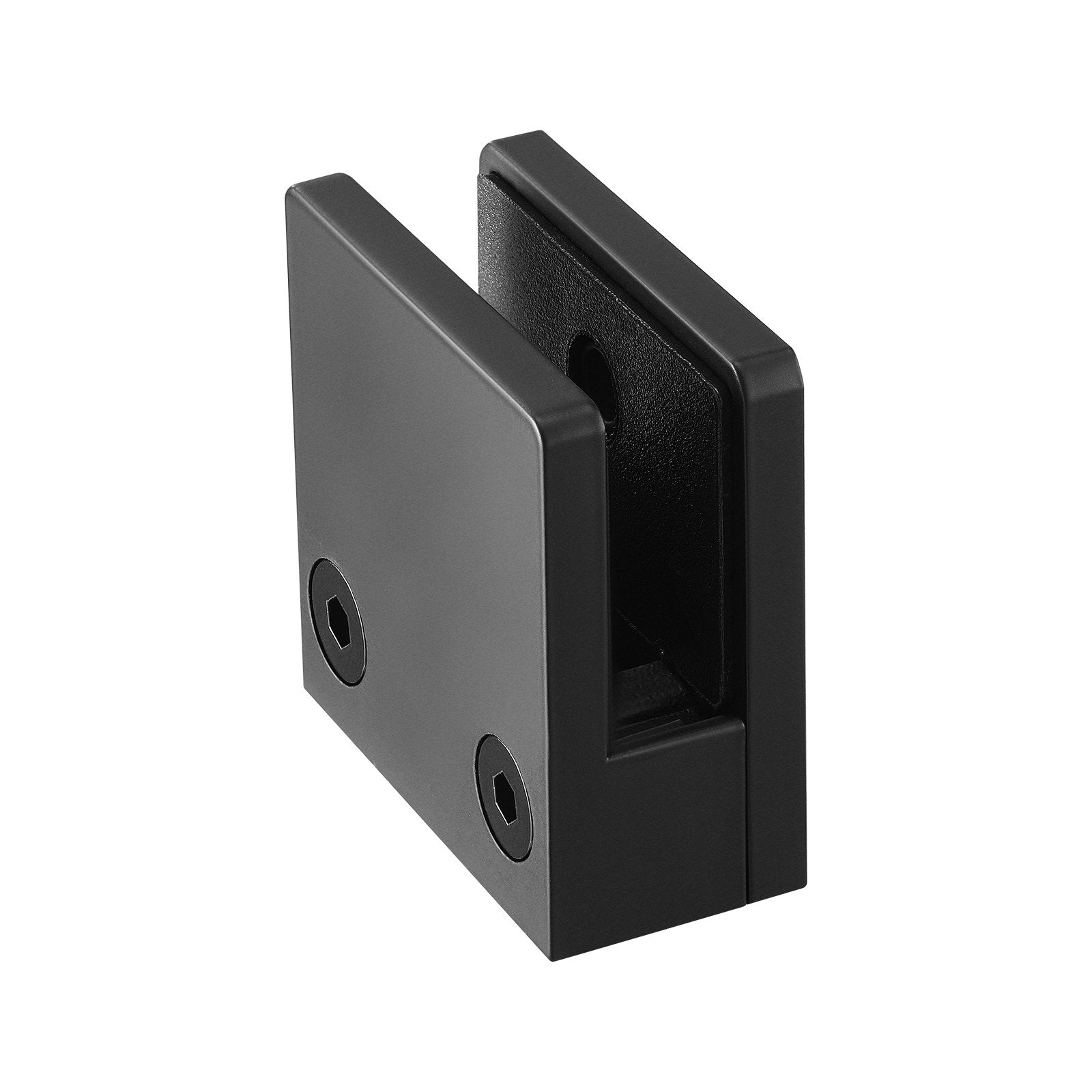 Glass Clamp 40PCS Square 304 Stainless Steel for 0.31"-0.47" Glass Black