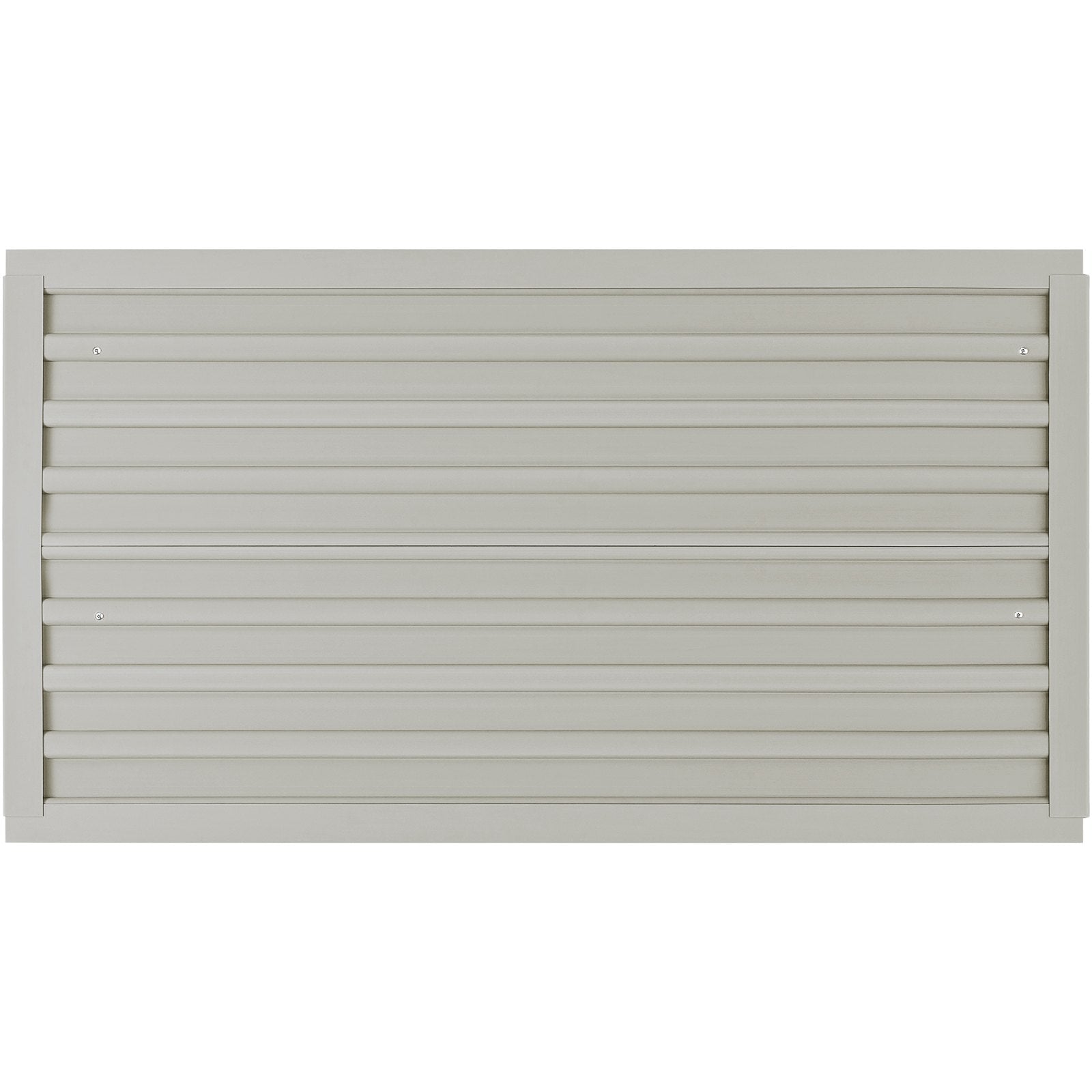 Slatwall Panels 121.9x30.48cm Gray Set of 2 Heavy Duty Garage Wall Organizer