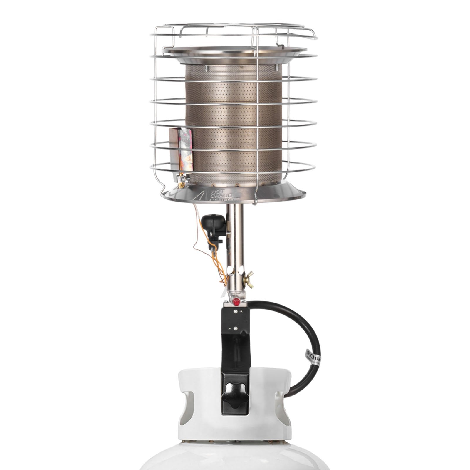 Propane Tank Top Heater 42000 BTU 360-Degree Infrared Radiant Gas Heater