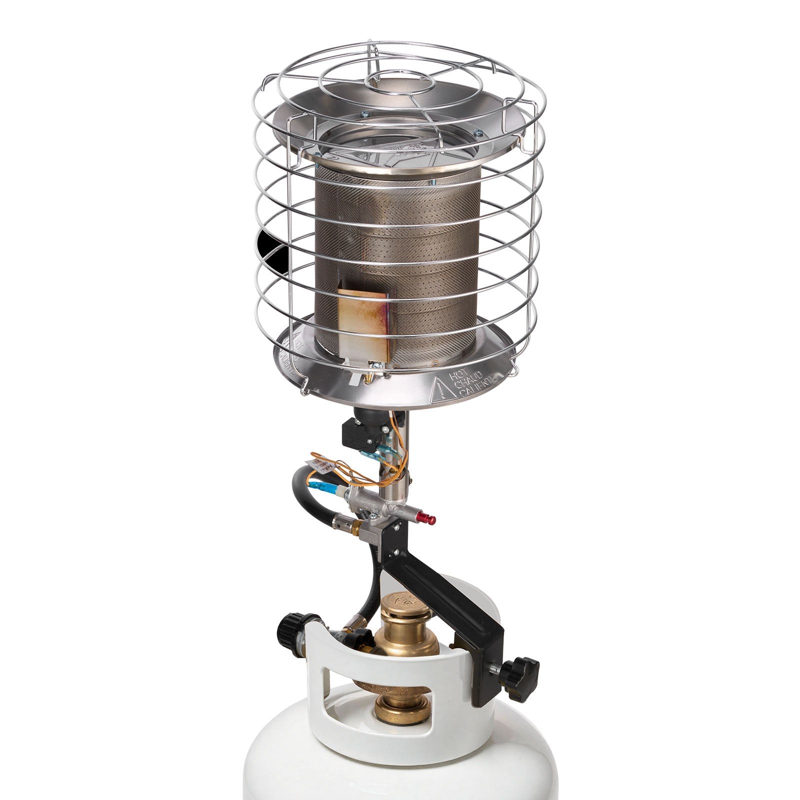Propane Tank Top Heater 42000 BTU 360-Degree Infrared Radiant Gas Heater
