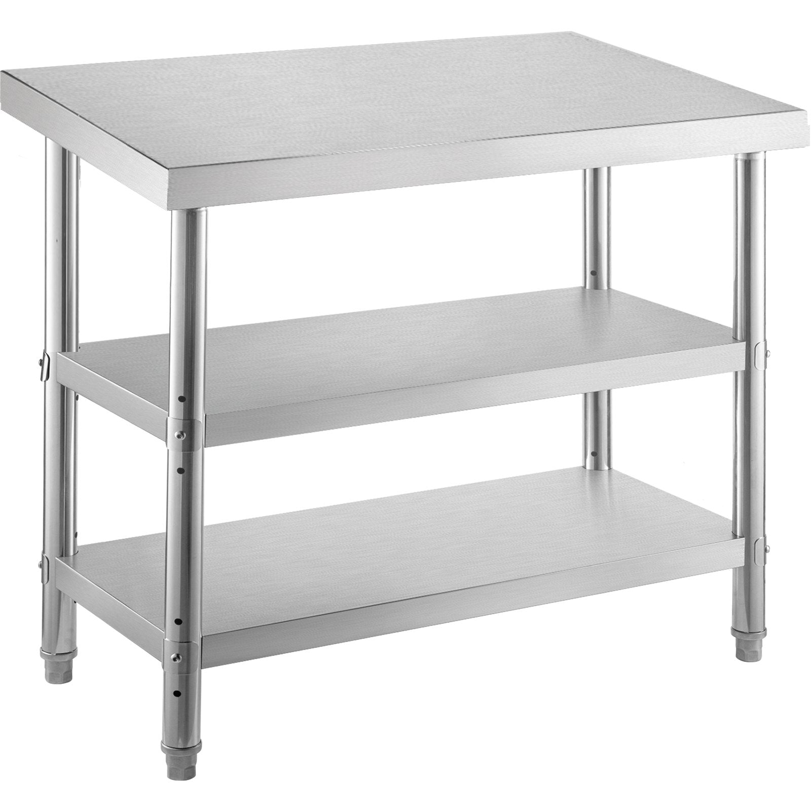 Stainless Steel Prep Table 1520x450x855mm Commercial Heavy Duty Kitchen Table