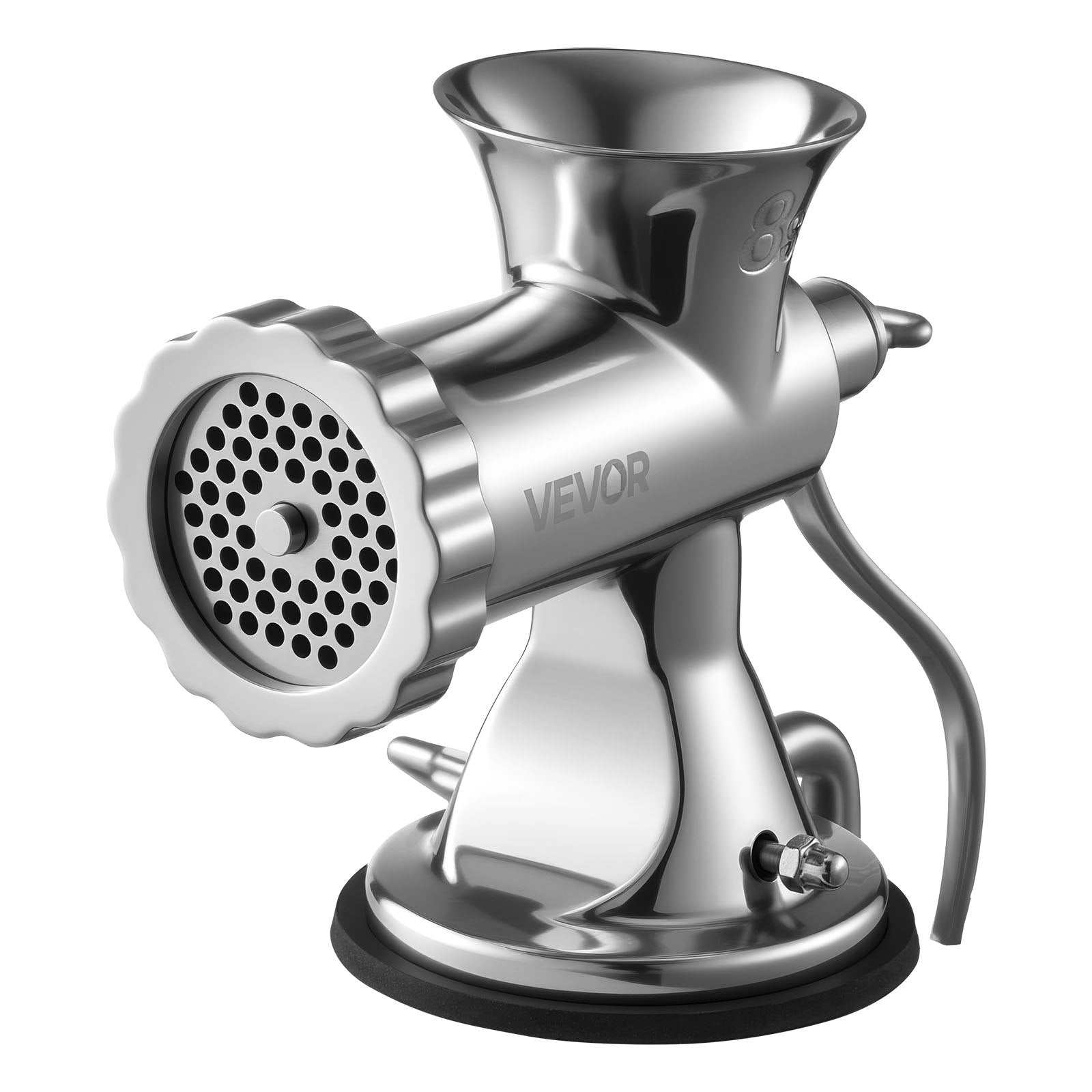 Manual Meat Grinder Stainless Steel Hand Crank Mincer with Suction Clamp