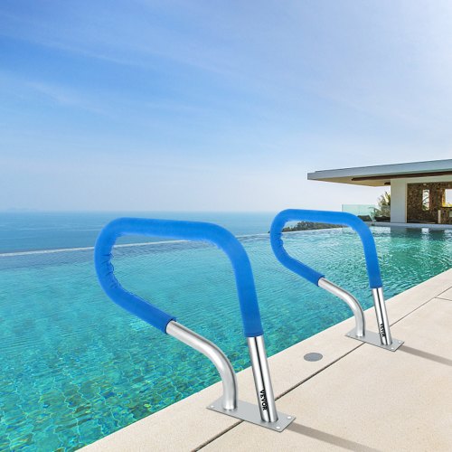 VEVOR Pool Handrail 4 ft Stainless Steel 81.2x58.4 cm Railing Cover