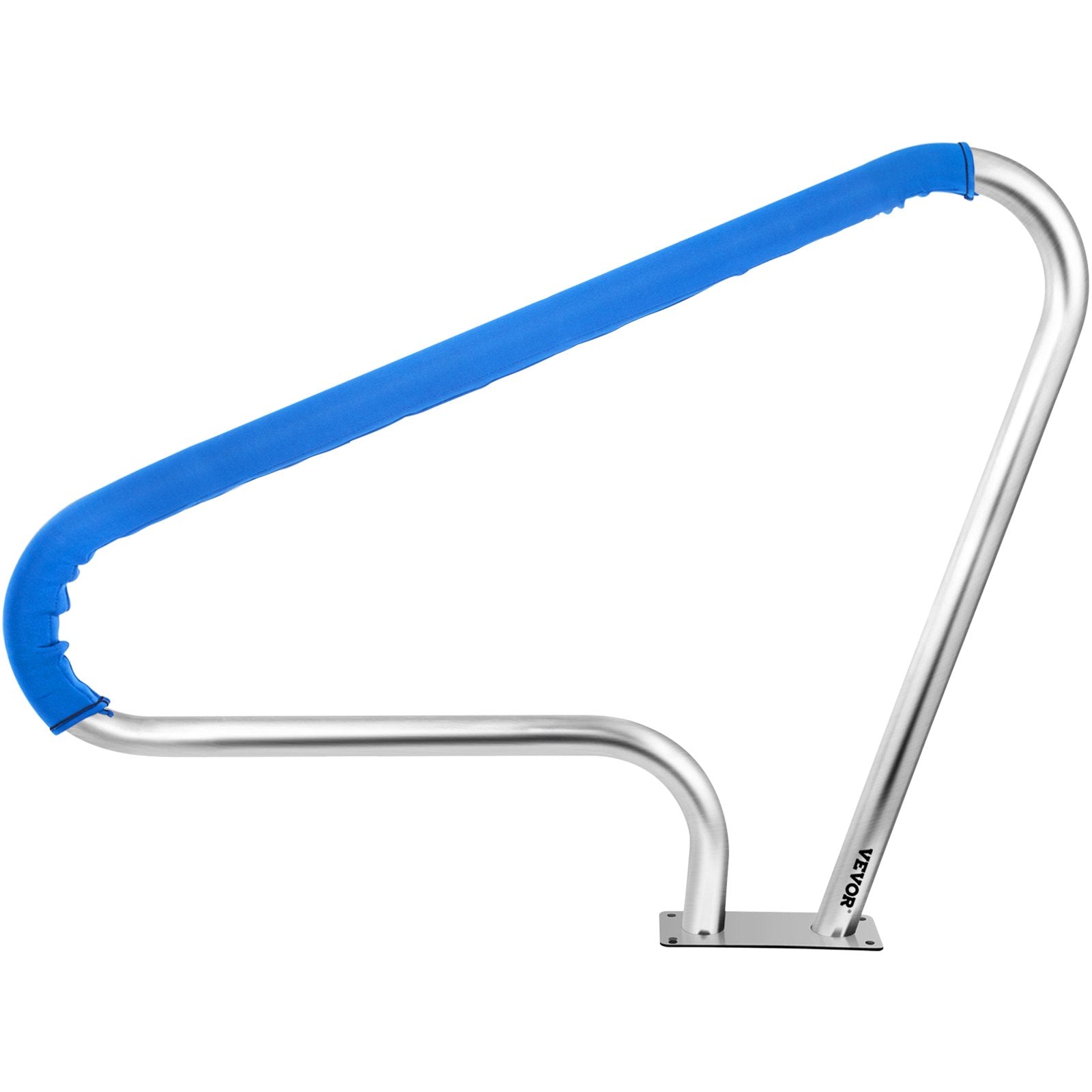 Pool Rail Railing 121.9x91.5cm Stainless Steel Handrail with 4ft Cover