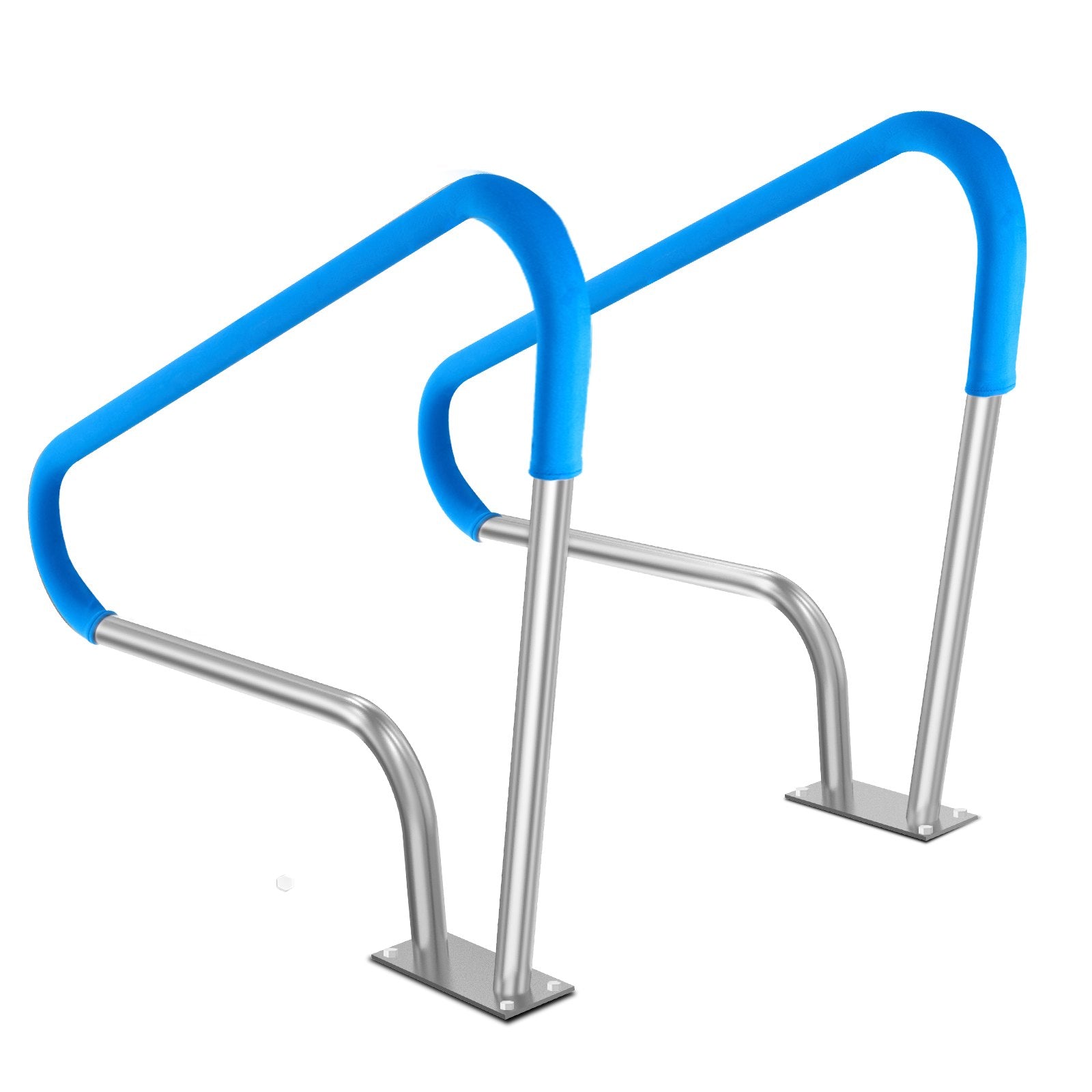 Pool Handrail 2PCS 48x36in Stainless Steel Railing Rust-Proof Grab Bar