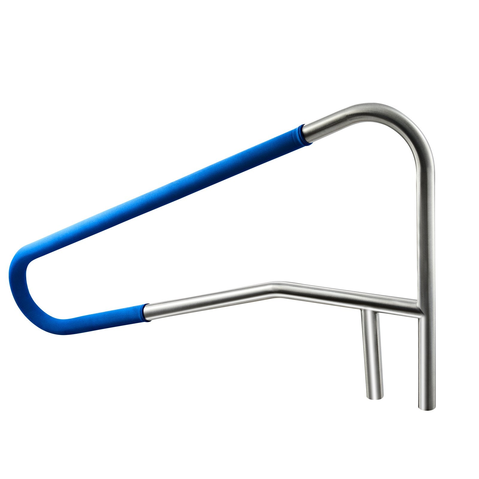 Pool Rail 137.1x81.3cm 304 Stainless Steel Handrail 100kg Heavy-Duty Nonslip