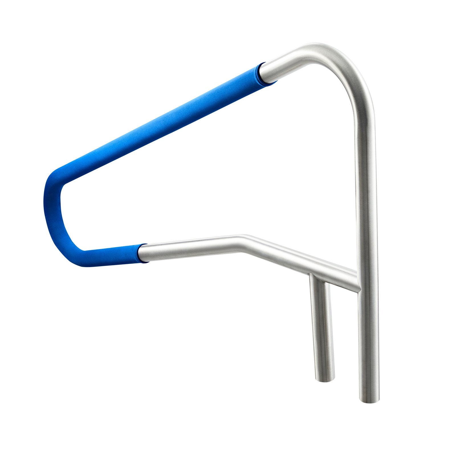 Pool Rail 137.1x81.3cm 304 Stainless Steel Handrail 100kg Heavy-Duty Nonslip