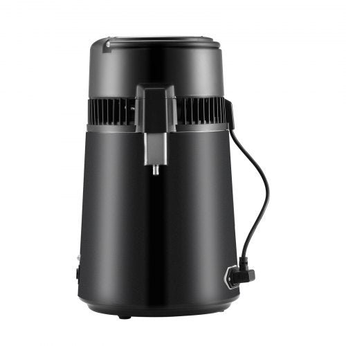 VEVOR Stainless Steel 4L Water Distiller Pure Water Maker Countertop - Black