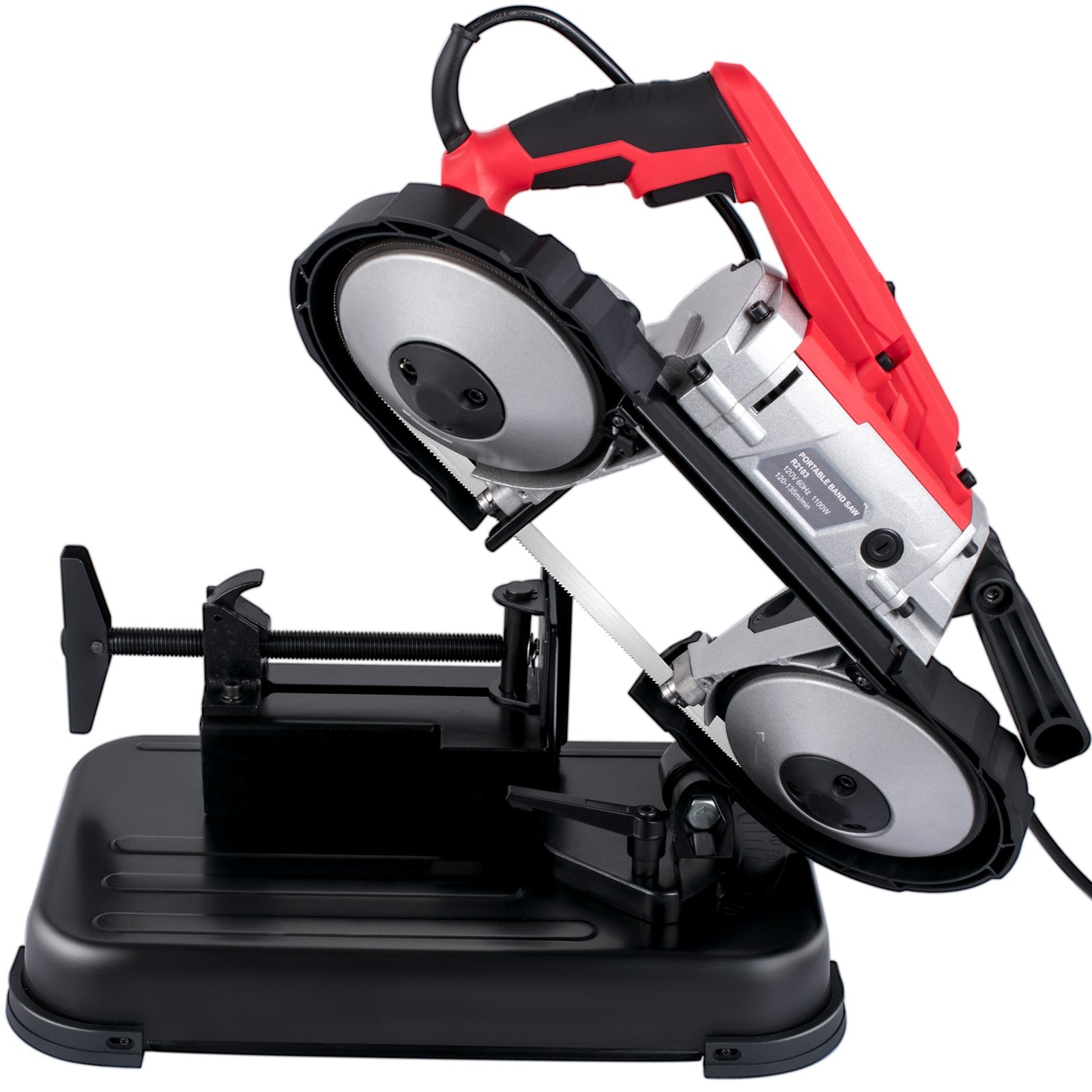 Portable Band Saw Cordless Handheld 127mm Cutting Capacity Variable Speed 10Amp
