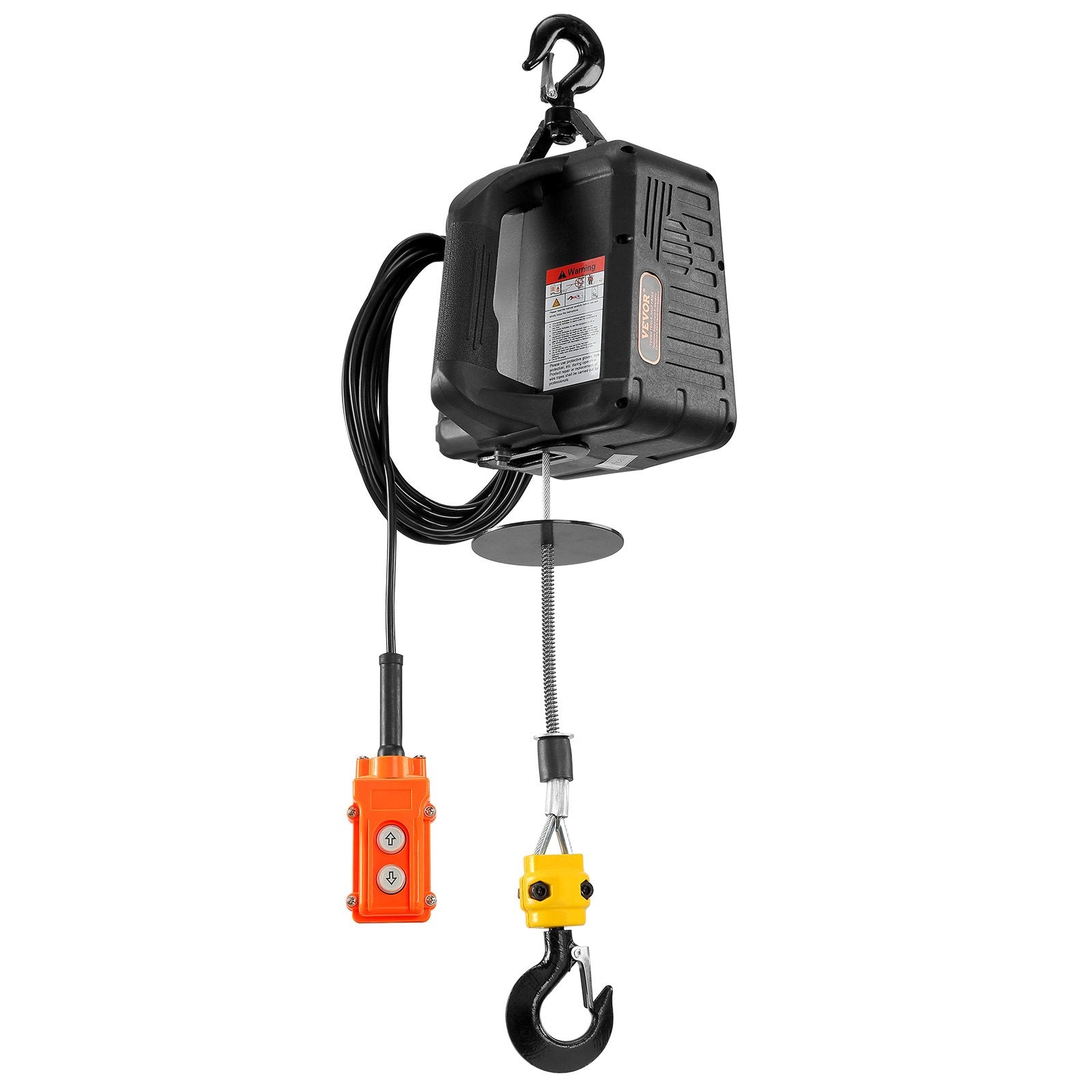 Electric Hoist Winch 2-in-1 500kg 1500W Crane 7m Height 4m/min Wired Remote