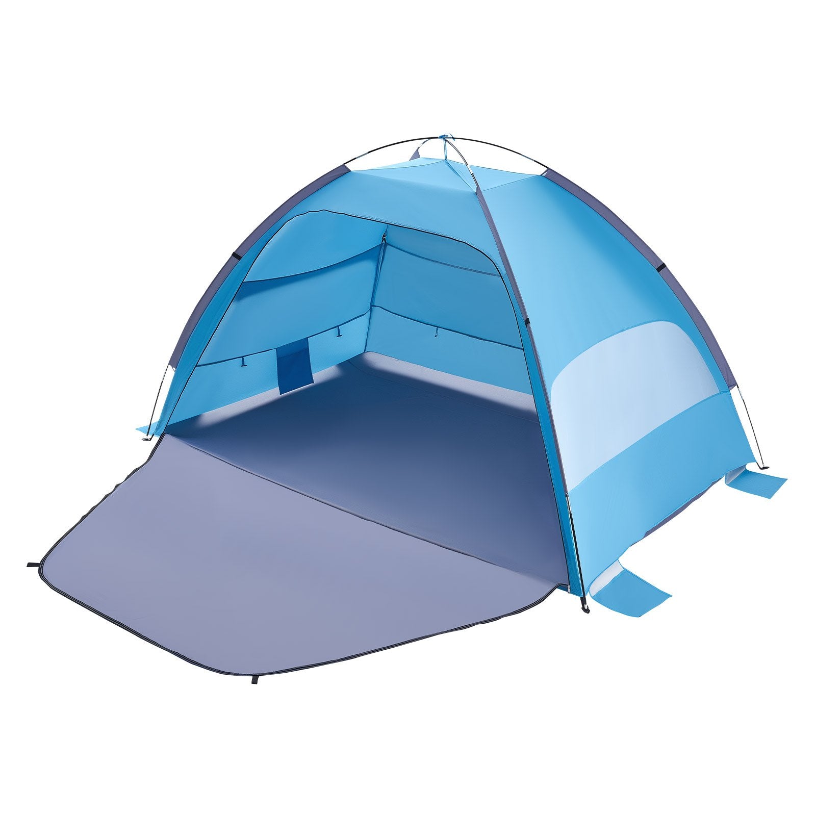 Portable Beach Tent Sun Shelter UPF 50+ Canopy with Carry Bag and Sand Pockets