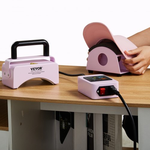 VEVOR Mini Cap Heat Press Hat Press Machine with Integrated Control Panel