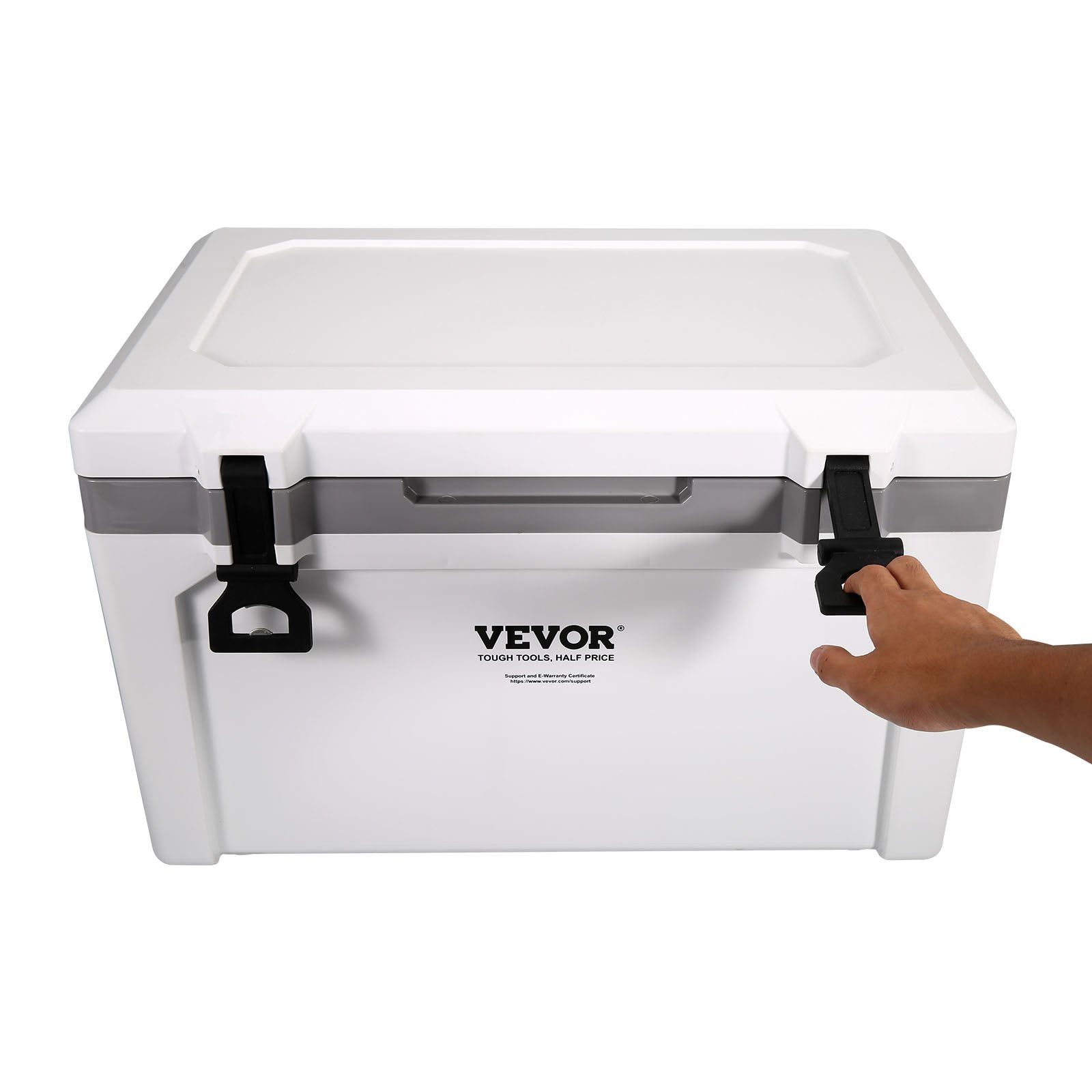Insulated Portable Cooler 49L Ice Chest Holds 50 Cans 6 Day Cooling