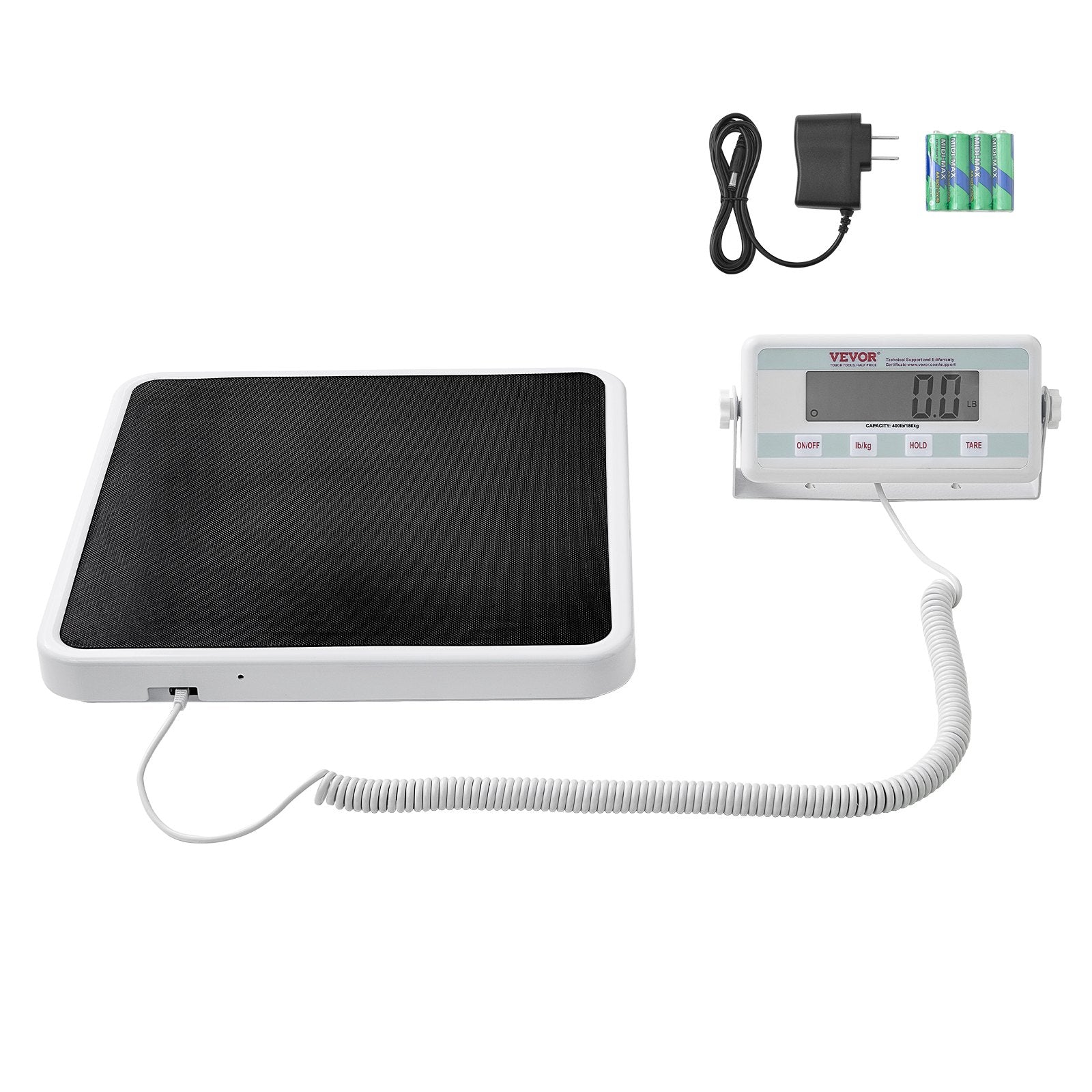 Portable Medical Scale Digital Physician 400LBS Professional Anti-Slip Mat kg/lb