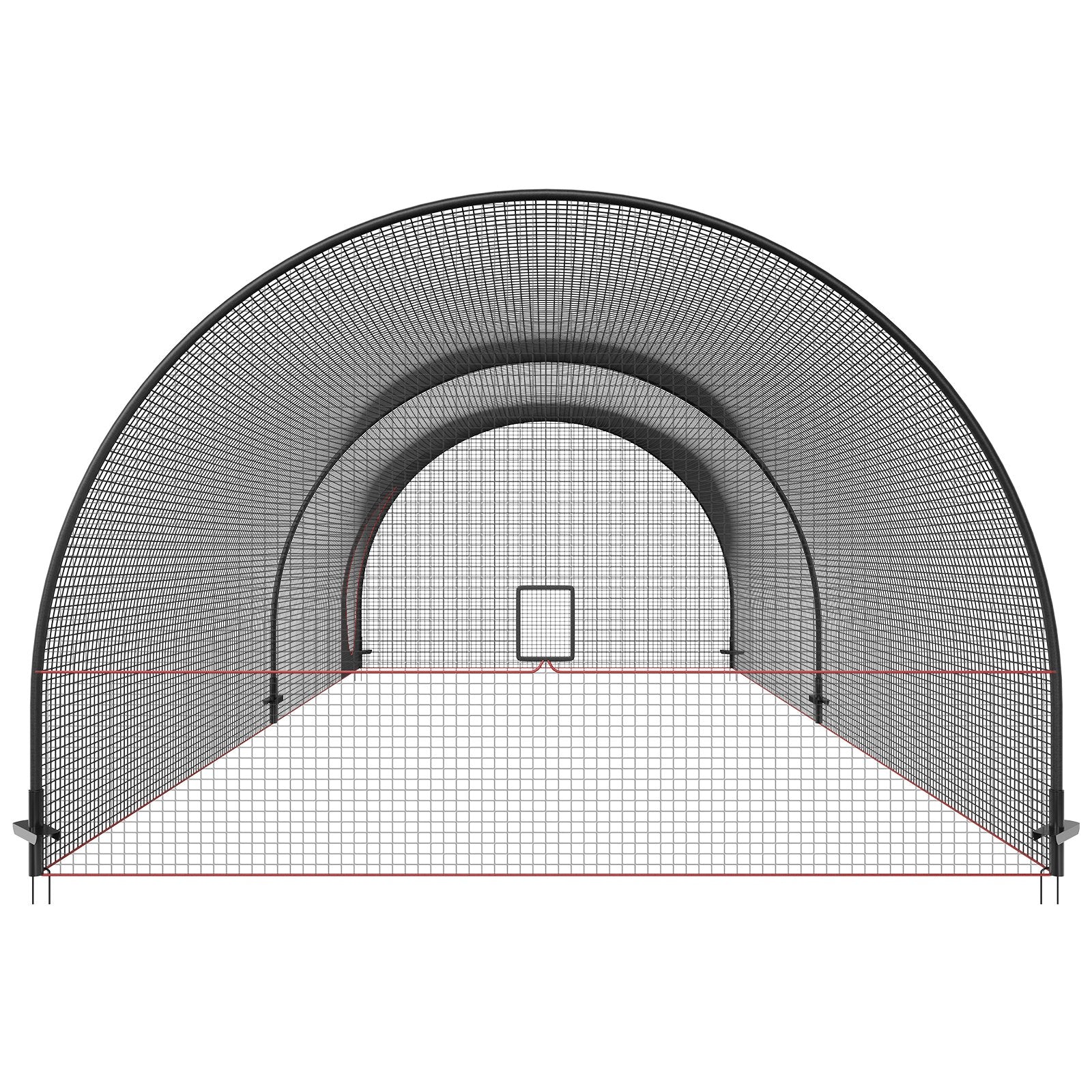 Baseball Batting Cage 670cm Portable Net & Frame with Carry BagBackyard Training
